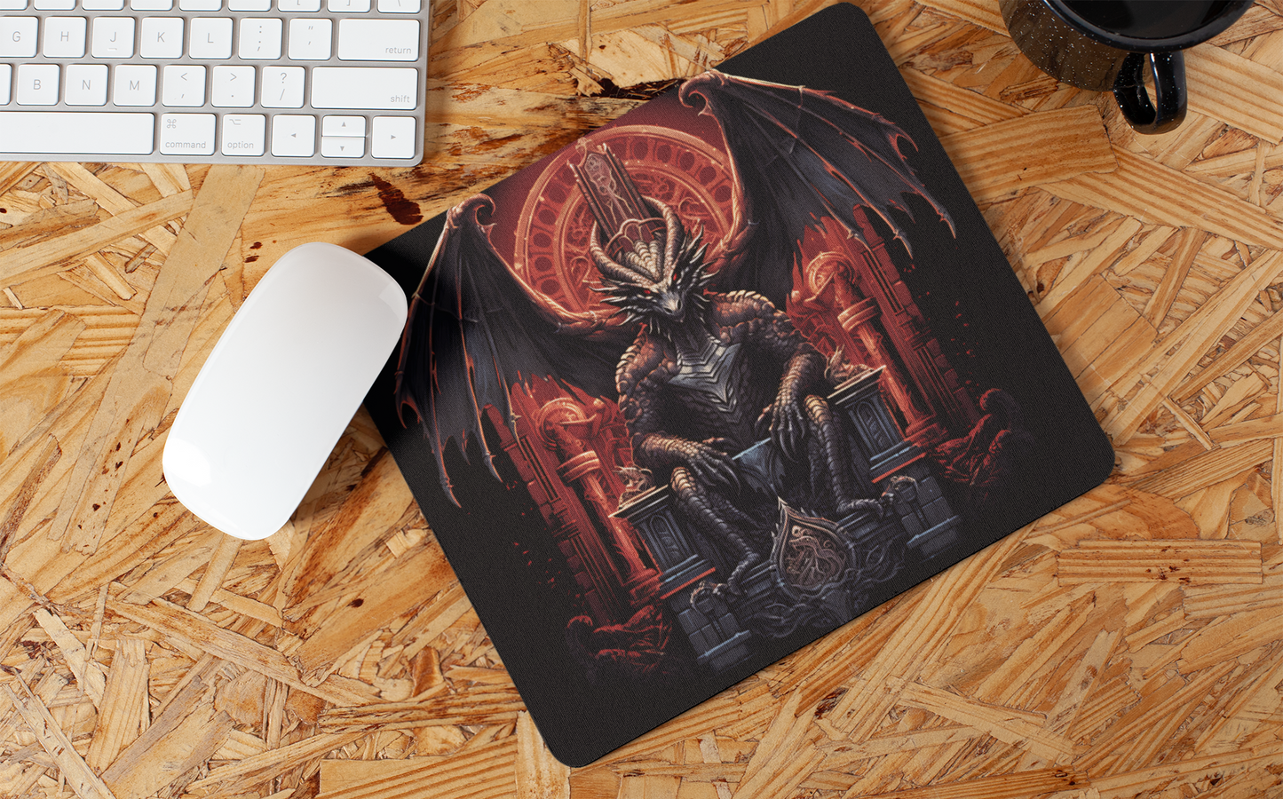 "Fantasy Gothic Dragon" Mouse Pads