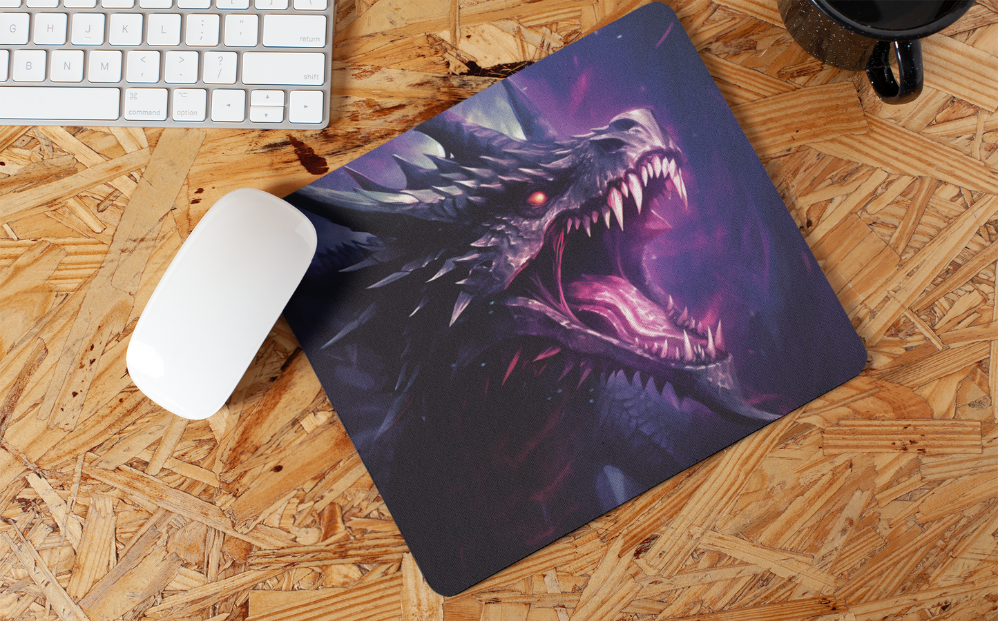 "Fantasy Gothic Dragon" Mouse Pads