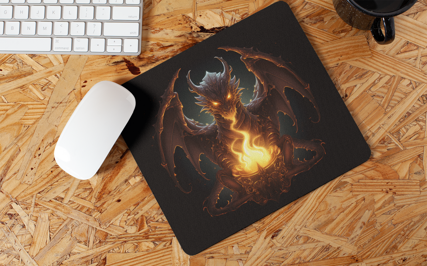 "Fantasy Gothic Dragon" Mouse Pads