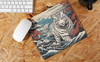 "Snow Tiger" Mouse Pad