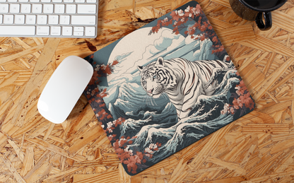 "Snow Tiger" Mouse Pad