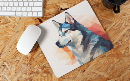 "Colorful Dog Art" Mouse Pad