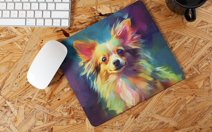 "Colorful Dog Art" Mouse Pad