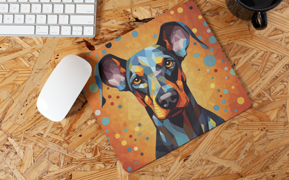 "Colorful Dog Art" Mouse Pad