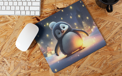 "Christmas Penguin" Mouse Pads