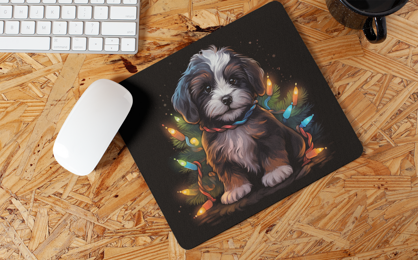 "Christmas Puppies" Mouse Pads