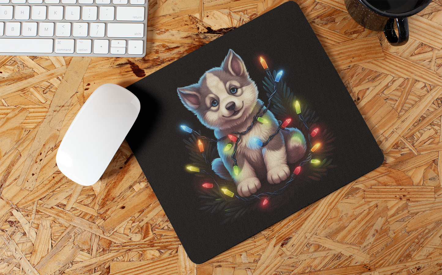 "Christmas Puppies" Mouse Pads