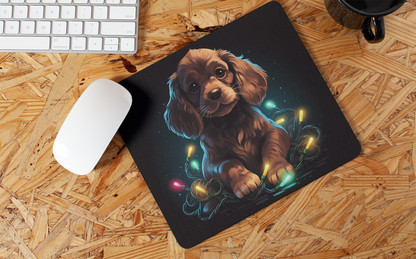 "Christmas Puppies" Mouse Pads