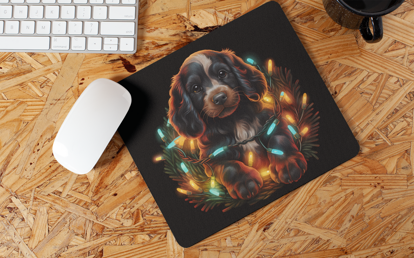 "Christmas Puppies" Mouse Pads