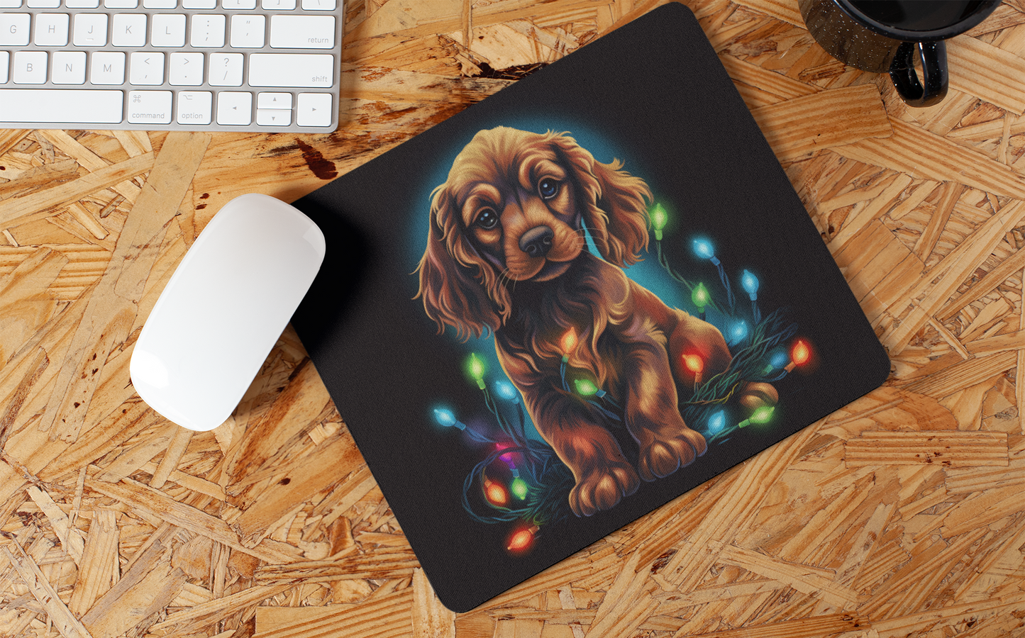 "Christmas Puppies" Mouse Pads