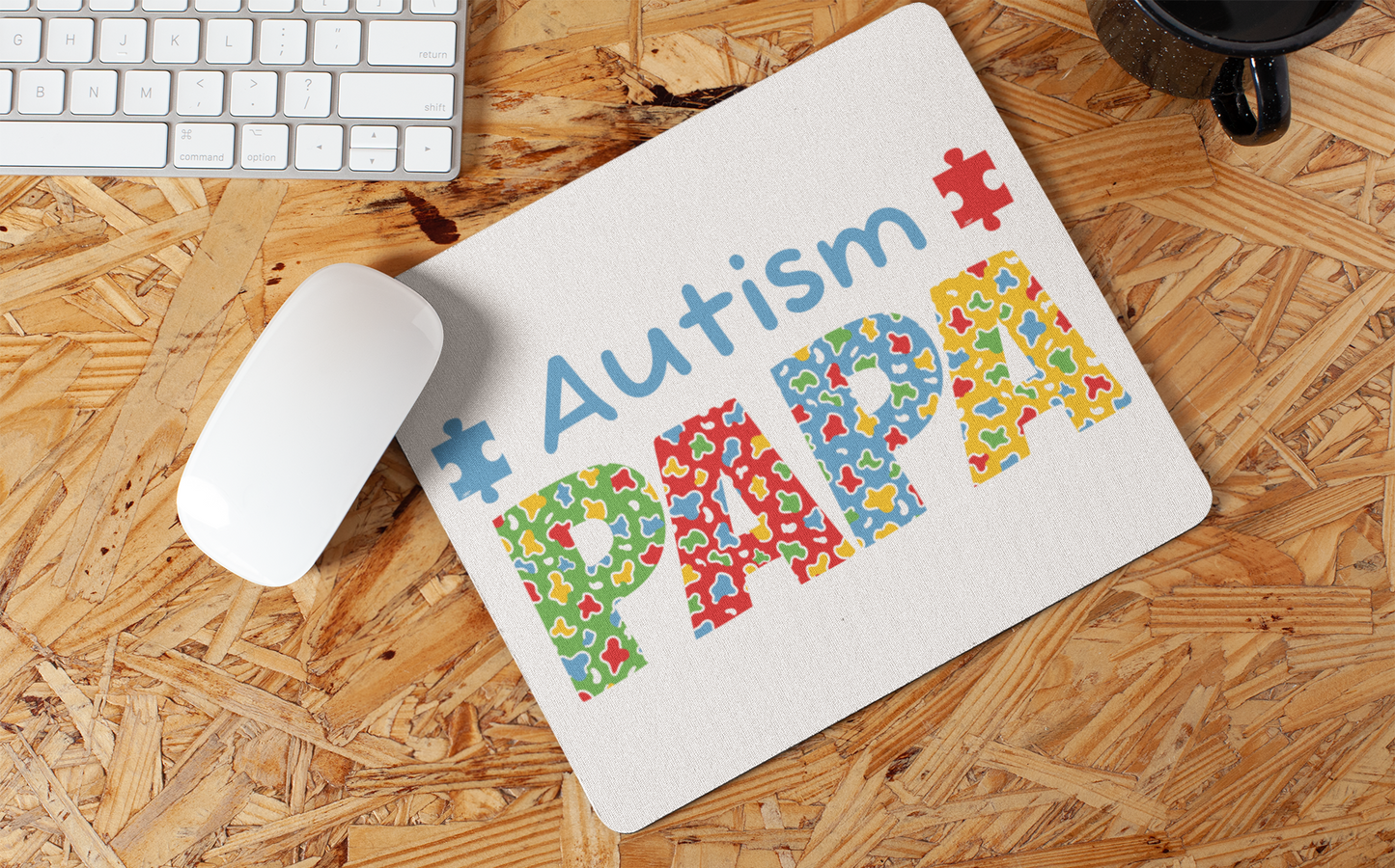 "Autism PAPA" Mouse Pad