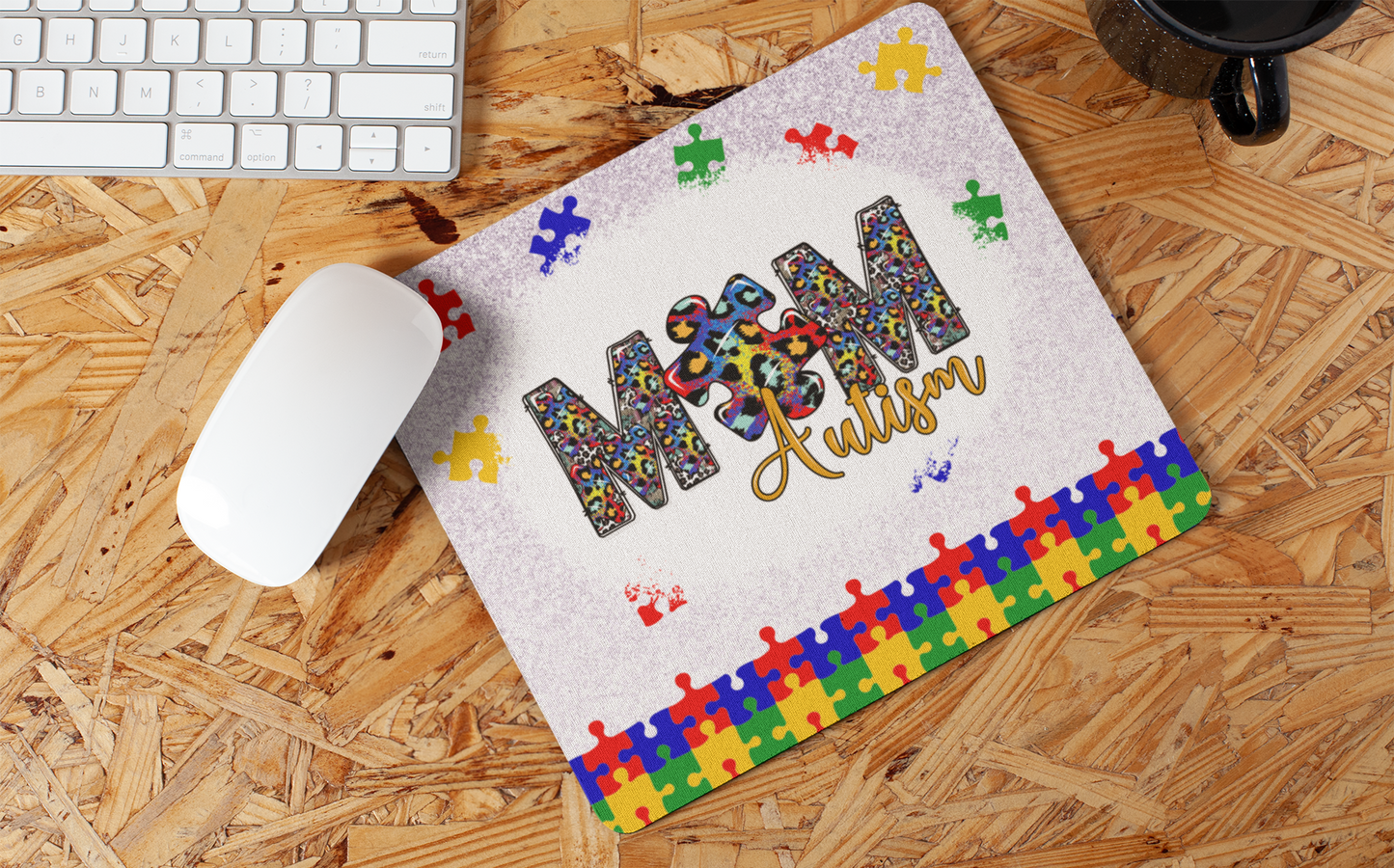 "MOM Autism" Mouse Pad