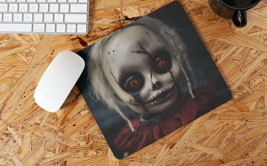 "Scary Doll Art" Mouse Pads