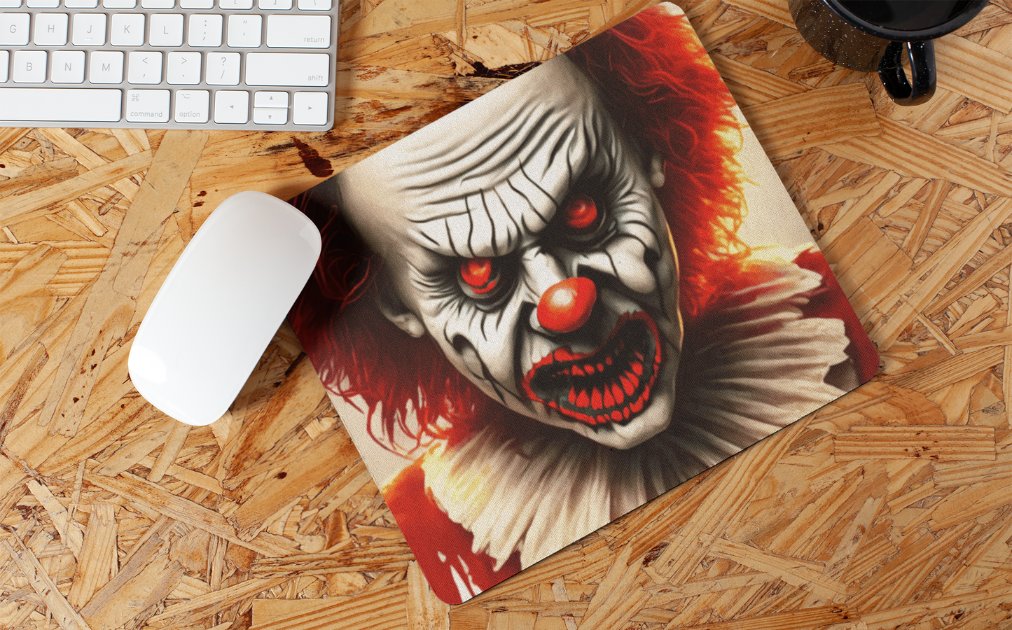 "Scary Clown Art" Mouse Pads