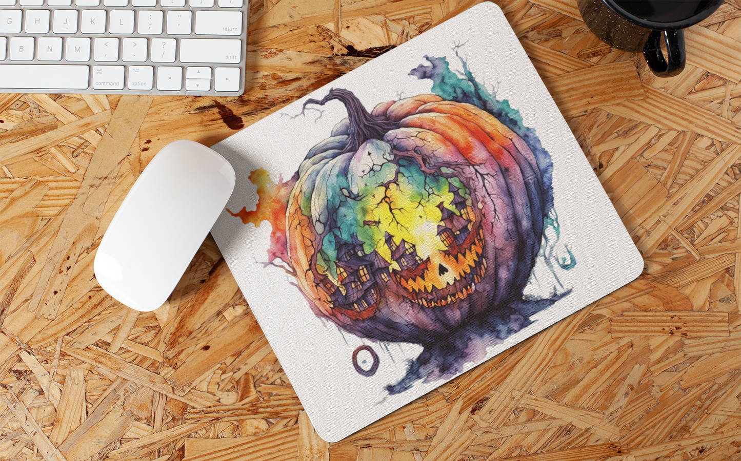 "Pumpkin Halloween Art" Mouse Pads