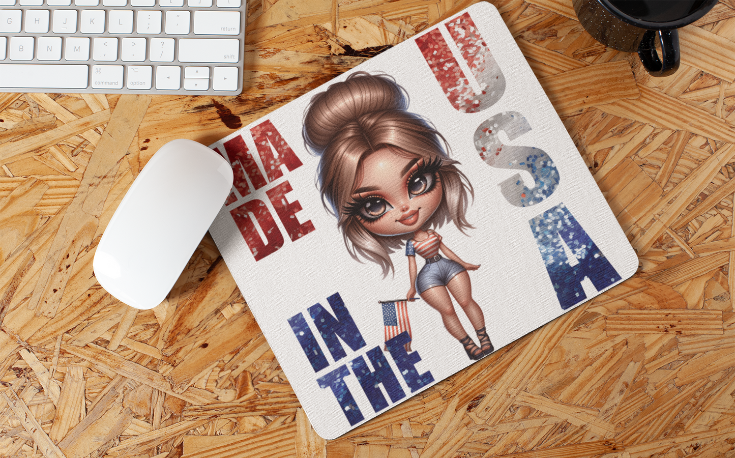 "American Girl Art" Mouse Pads