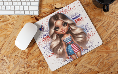 "American Girl Art" Mouse Pads