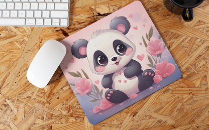 "Kawaii Valentine Panda" Mouse Pad