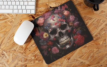 "Floral Skull Art" Mouse Pads