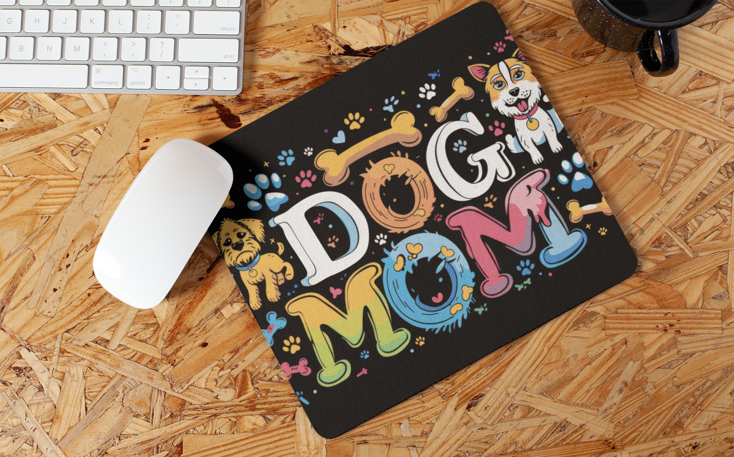 "Dog Mom" Mouse Pads