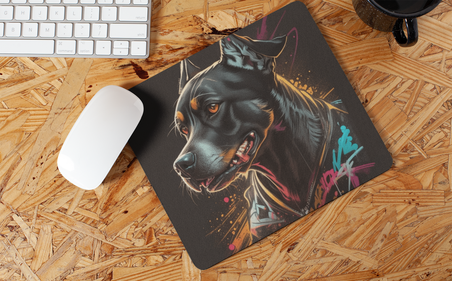 "Artistic Dog" Mouse Pads