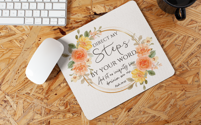 "Floral Scripture" Mouse Pads