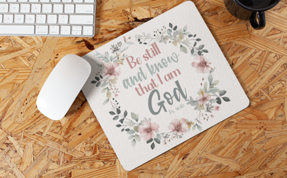 "Floral Scripture" Mouse Pads