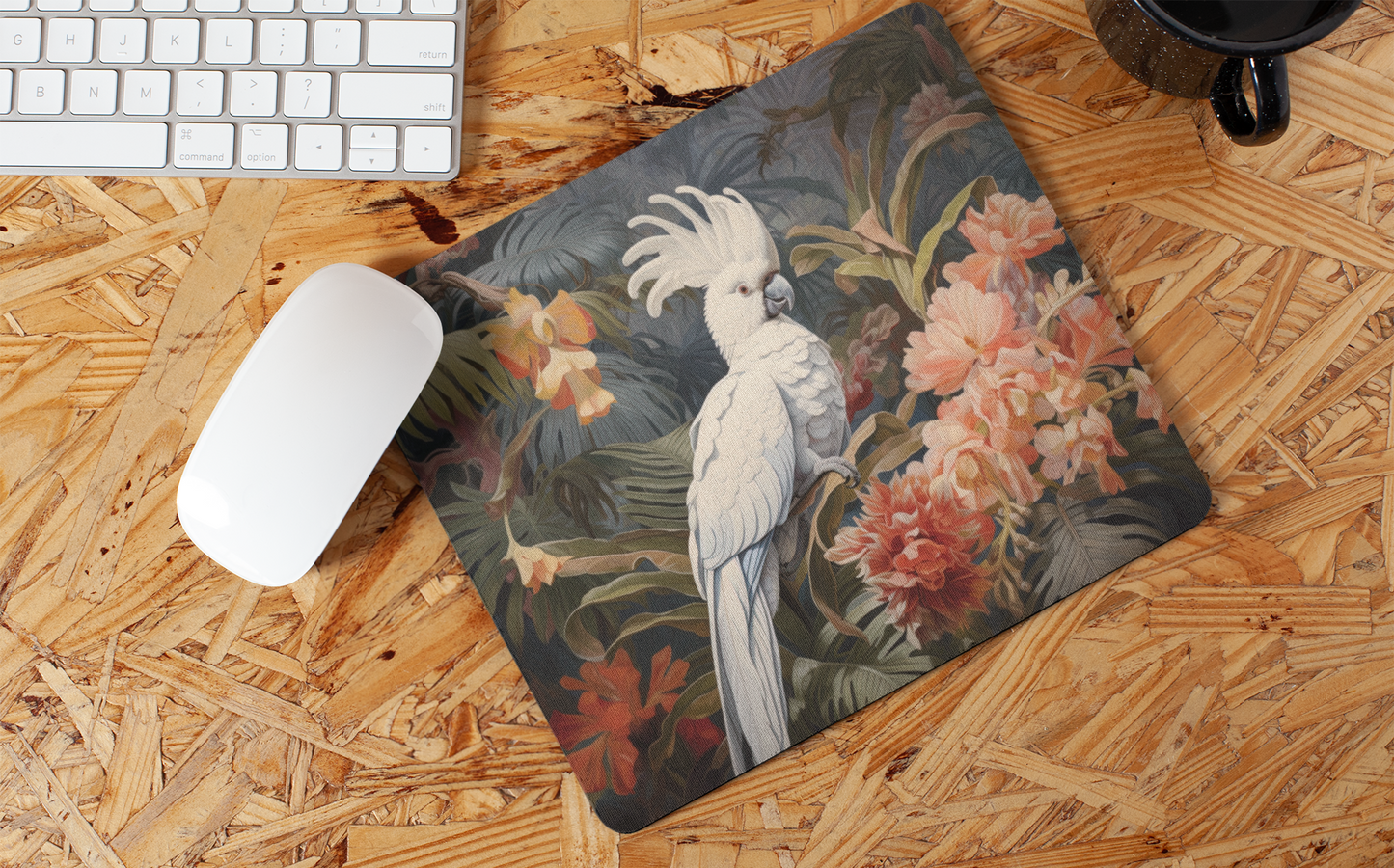 "Cockatoo Art" Mouse Pad