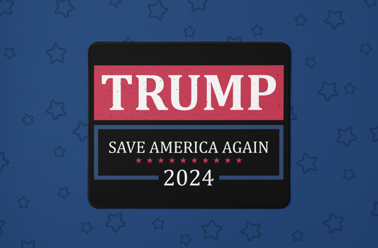 "Trump Save America Again 2024" Mouse Pads