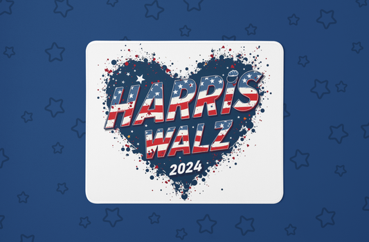 "Harris Walz 2024" Mouse Pad