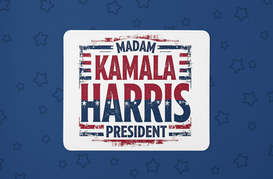 "Madam Kamala Harris President" Mouse Pad