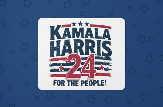 "Kamala Harris 24 For The People" Mouse Pad