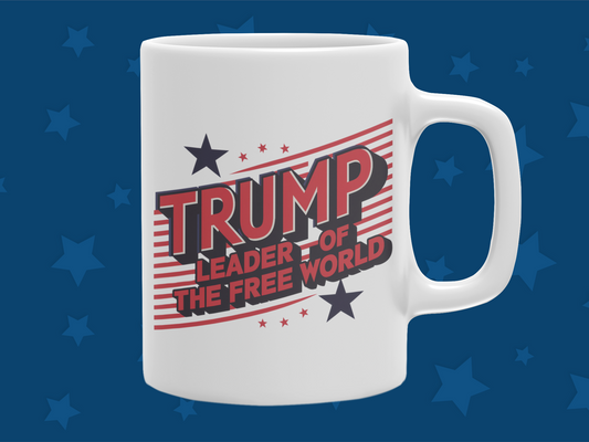 "Trump Leader Of The Free World" 12 or 15 oz. Mug