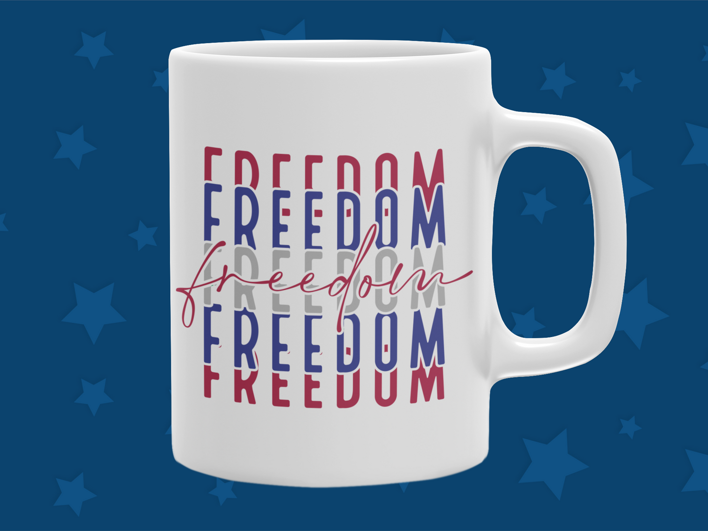 "Freedom" 12 or 15 oz. Mug