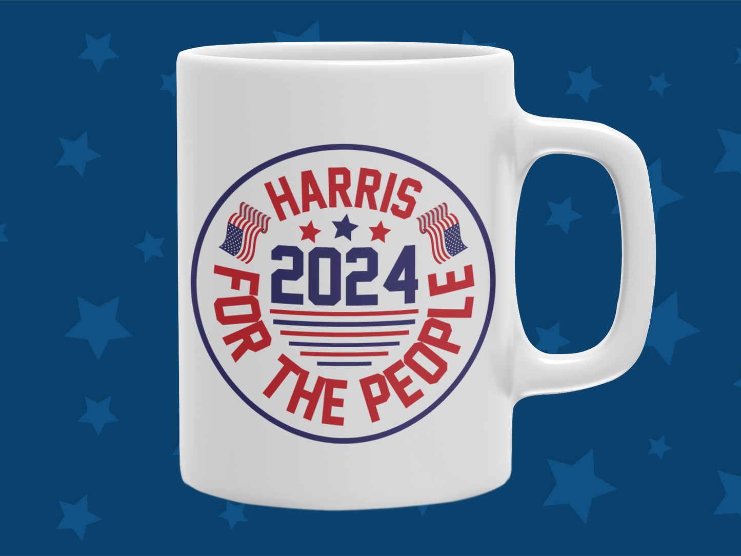 "Harris 2024 For The People" 12 or 15 oz. Mug