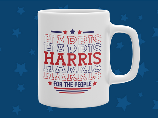 "Harris For The People" 12 or 15 oz. Mug