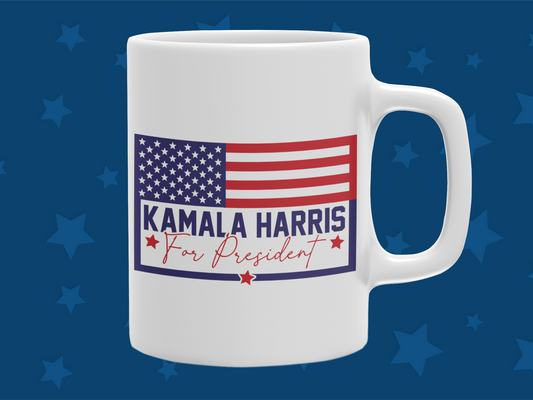 "Kamala Harris For President" 12 or 15 oz. Mug