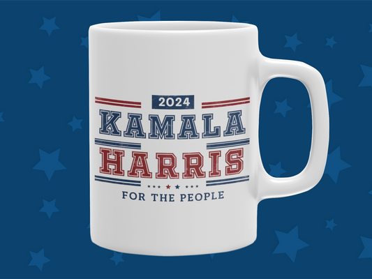 "2024 Kamala Harris for The People" 12 or 15 oz. Mug