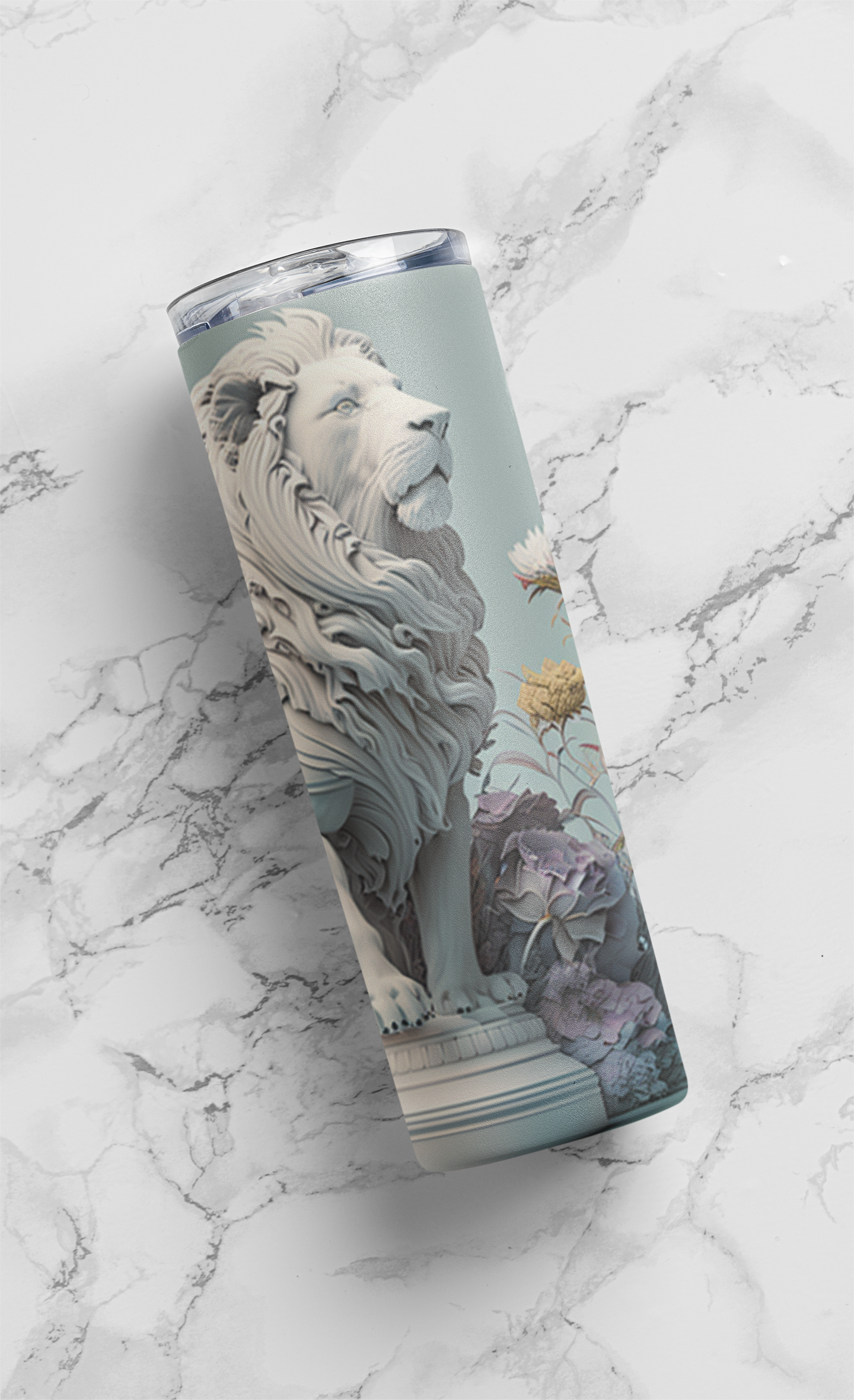 "Lion Sculpture Art" 20 and 30 oz. Tumblers