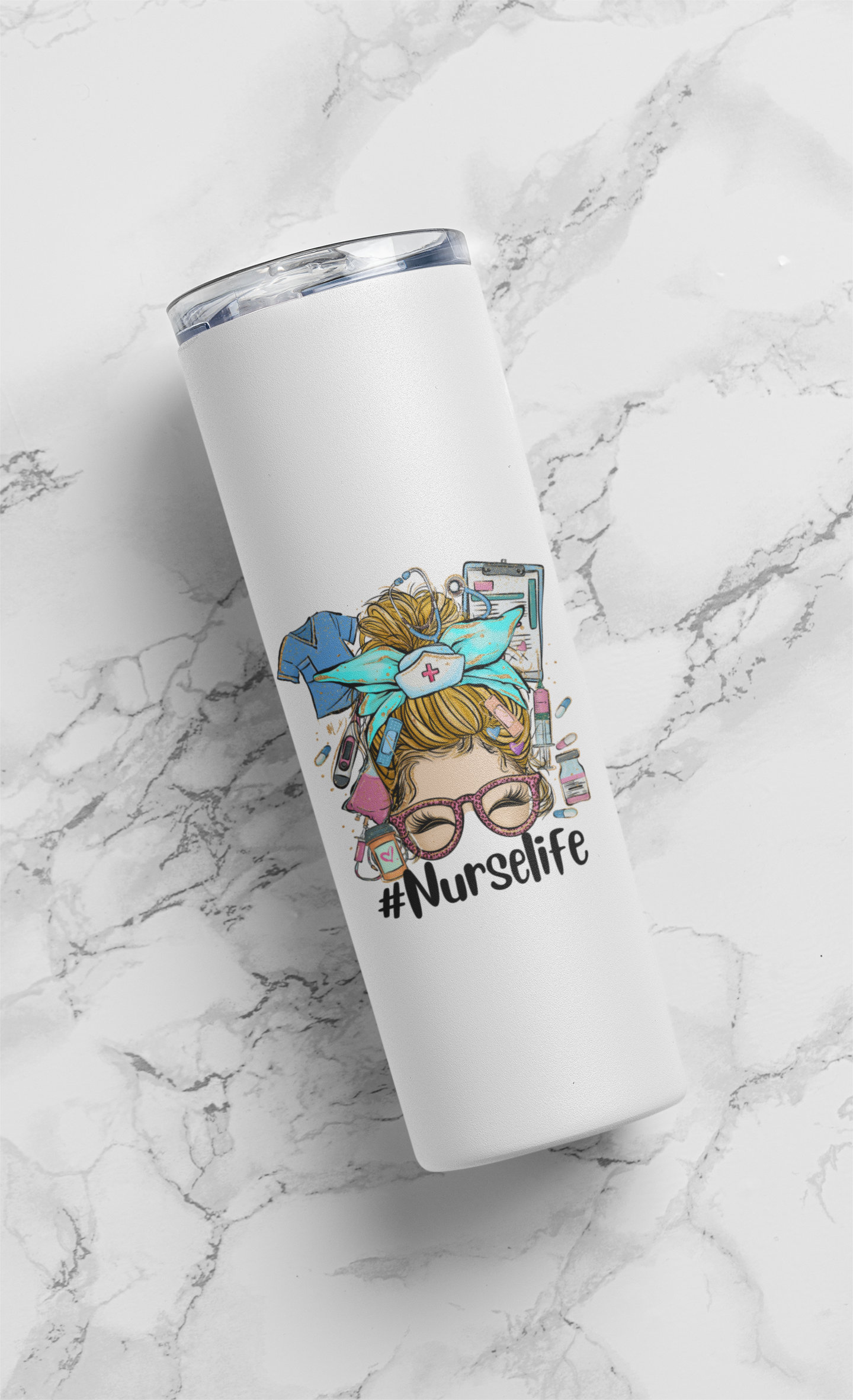 "Nurse Life" 20 or 30 oz. Tumblers