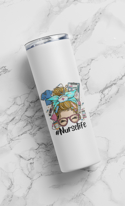 "Nurse Life" 20 or 30 oz. Tumblers