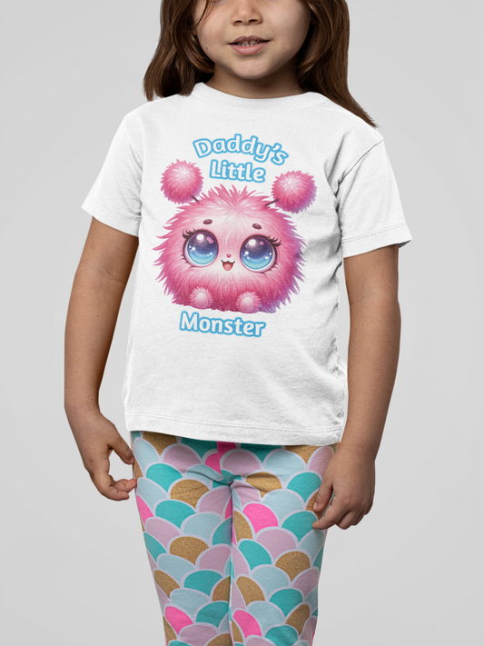 "Daddy's Little Monster" T-Shirt for Kids