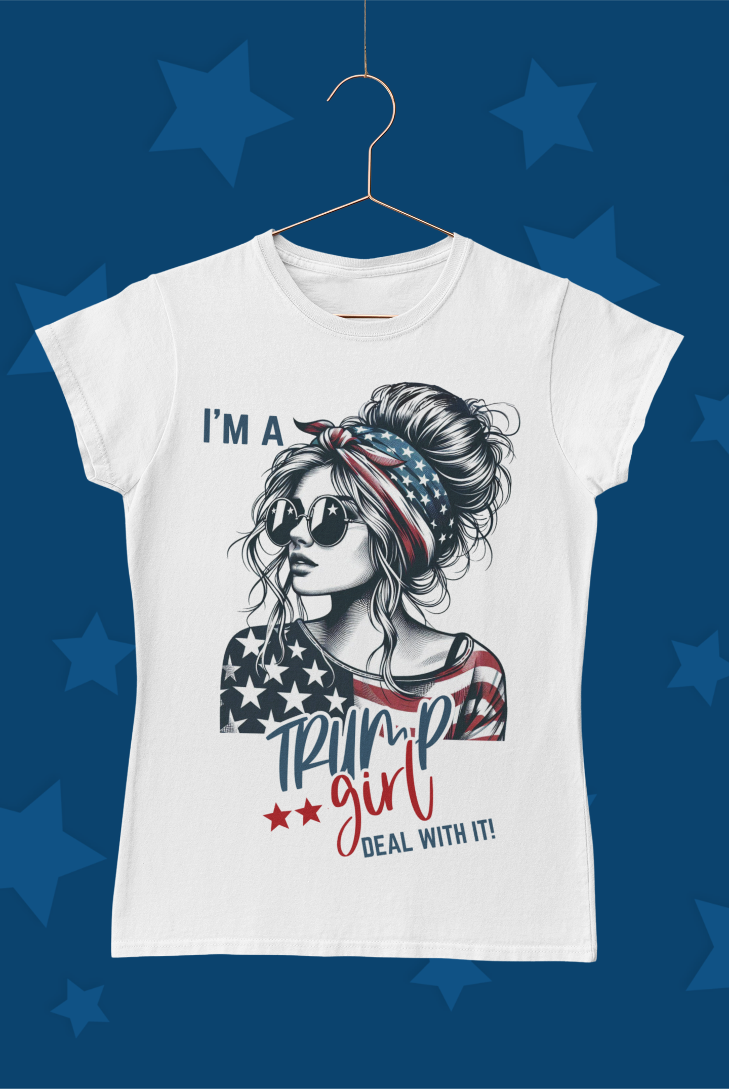 "Trump Girl Deal With It!" T-Shirt