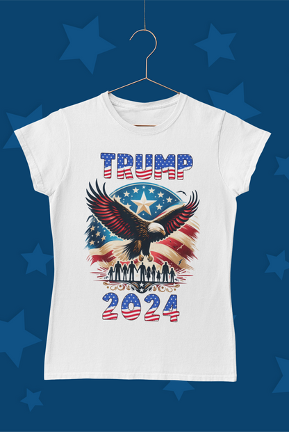 "Trump 2024 Eagle Flag" T-Shirt