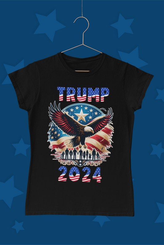 "Trump 2024 Eagle Flag" T-Shirt