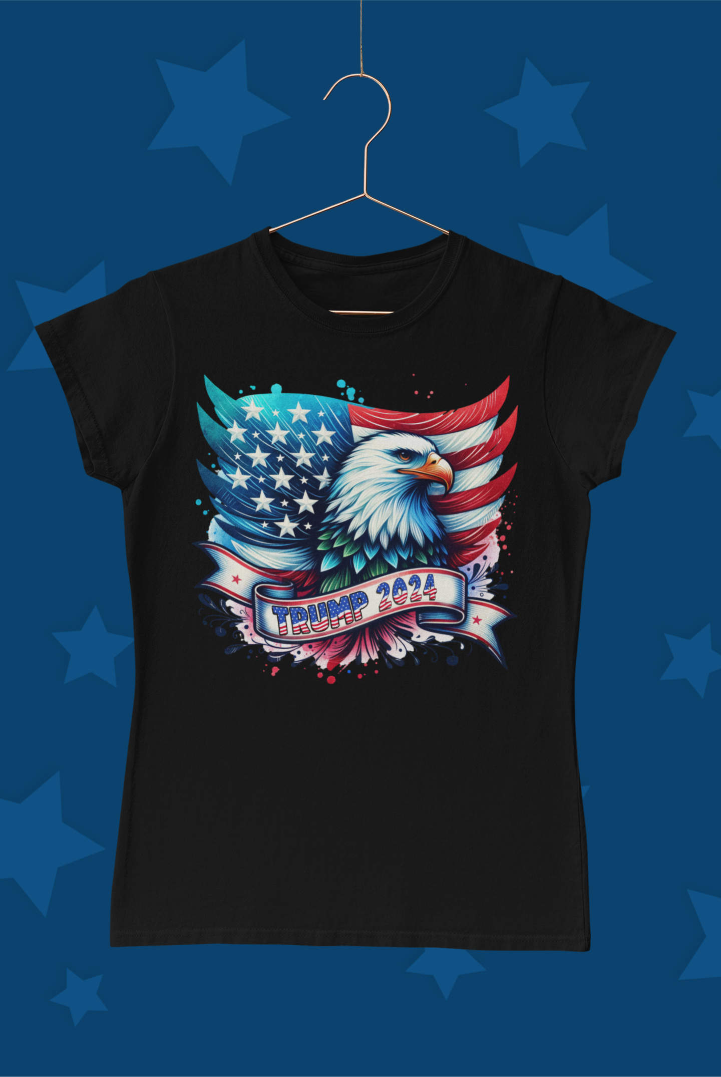 "Trump 2024 - Eagle & Flag" T-Shirt