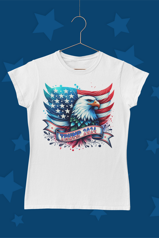 "Trump 2024 - Eagle & Flag" T-Shirt