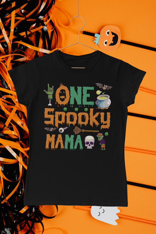 One Spooky Mama - Halloween T-Shirt