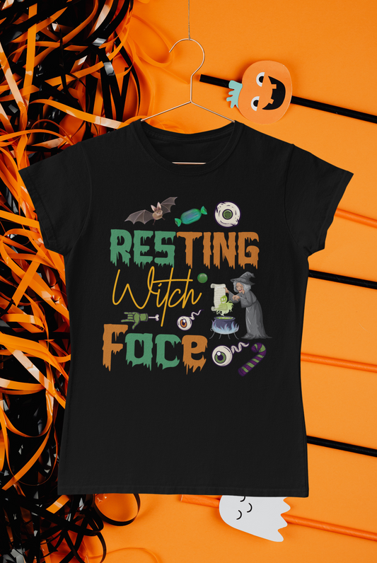 Resting Witch Face - Halloween T-Shirt