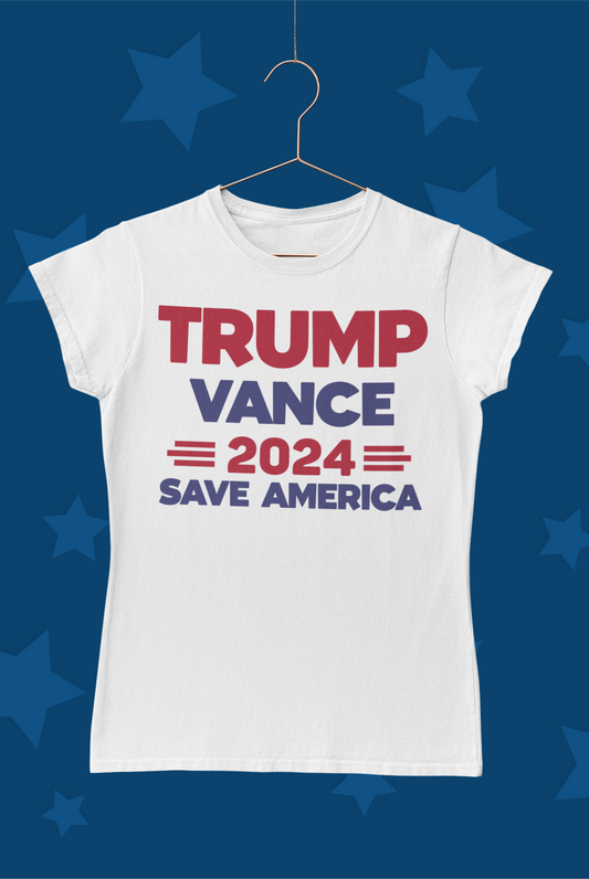 "Trump Vance 2024 Save America" T-Shirt